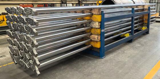 Hydraulic Cylinder Piston Rod Assembly Alloy Steel  Connecting Rod Piston Assembly