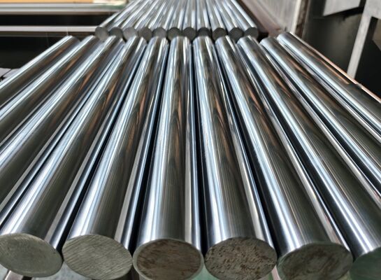 ST52 Solid Shaft HRC50-60 High-Frequency Quenching Chromium Plated