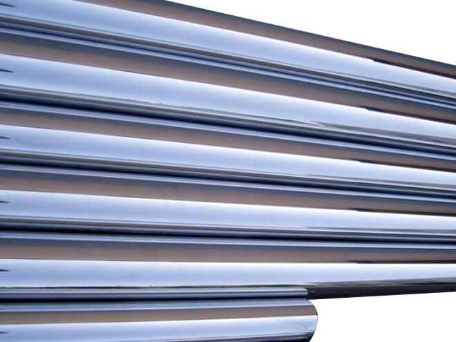 Metallic Silver Hydraulic Cylinder Shaft 100Ft Lbs High Corrosion Resistance Solid Shaft